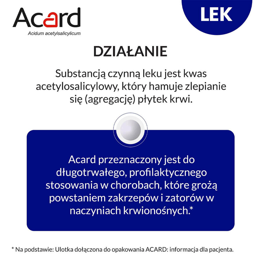 Acard 150 mg, 60 comprimate enterale