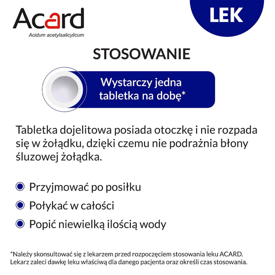 Acard 150 mg, 60 comprimate enterale