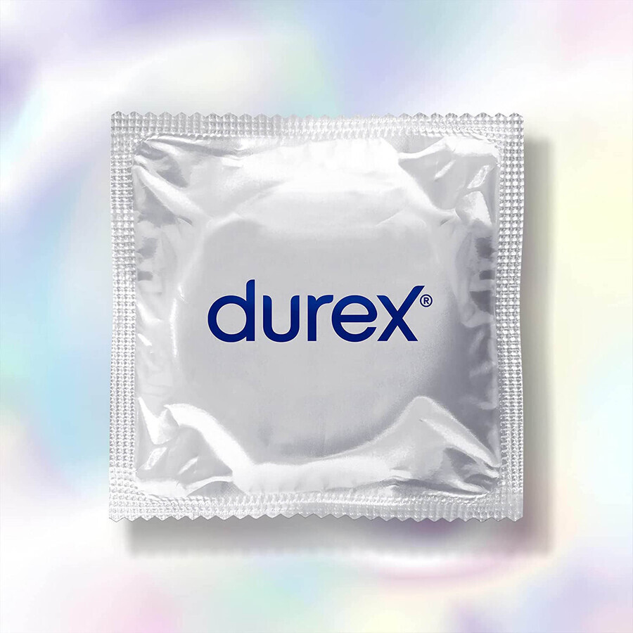 Durex Invisible, preservativi extra umidificati, super sottili, 10 pezzi