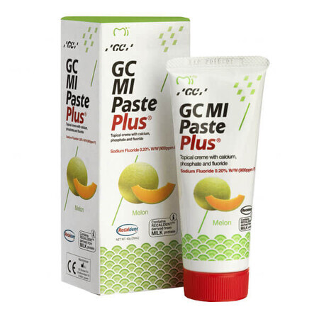 GC MI Paste Plus, pastă topică, aromă de pepene galben, 35 ml