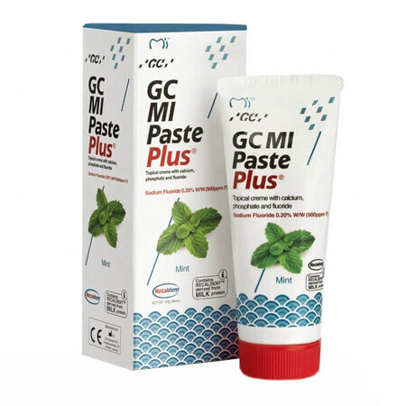 GC MI Paste Plus, pastă topică, aromă de mentă, 35 ml