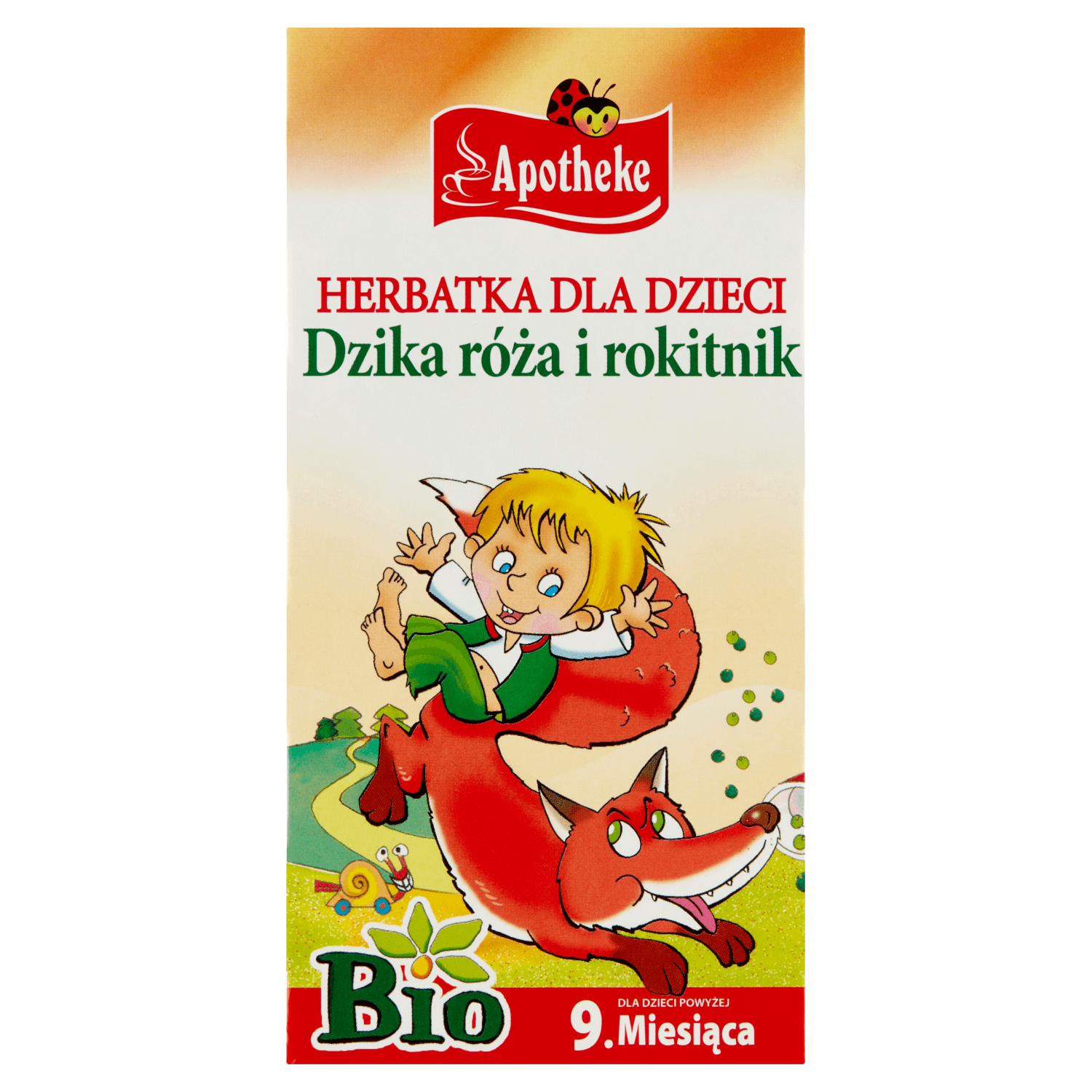 Apotheke Wild Rosehip și Sea Buckthorn Bio, ceai pentru copii de peste 9 luni, 1,5 g x 20 pliculețe