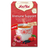 Yogi Tea Organic Immune Support, ceai de imunitate, 2 g x 17 pliculețe