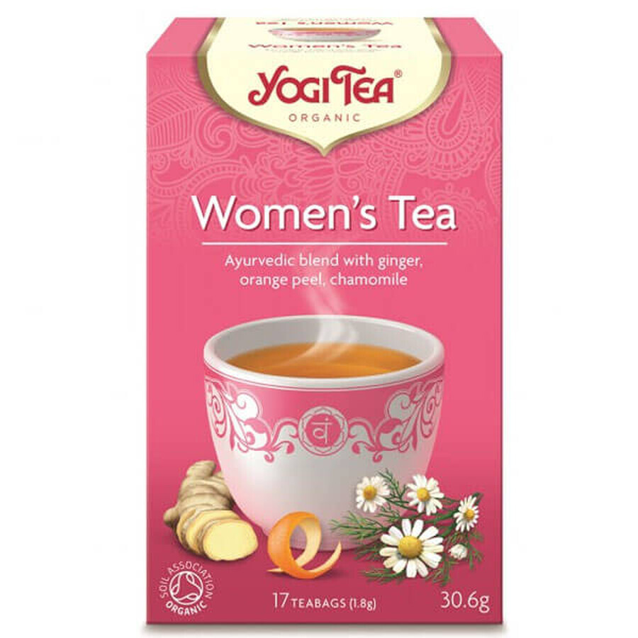 Yogi Tea Bio-Frauentee, Frauentee, 1,8 g x 17 Beutel