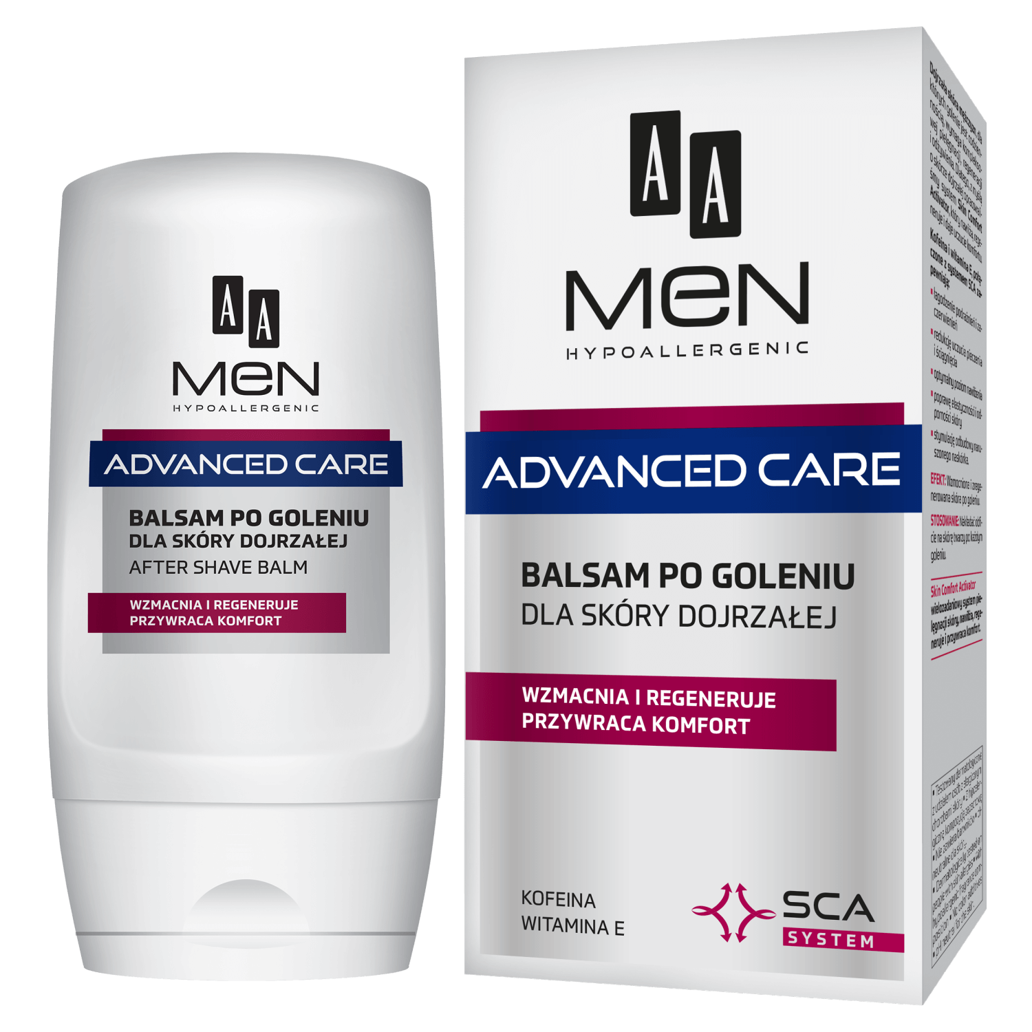 AA Men Advanced Care, balsam aftershave pentru pielea matură, 100 ml