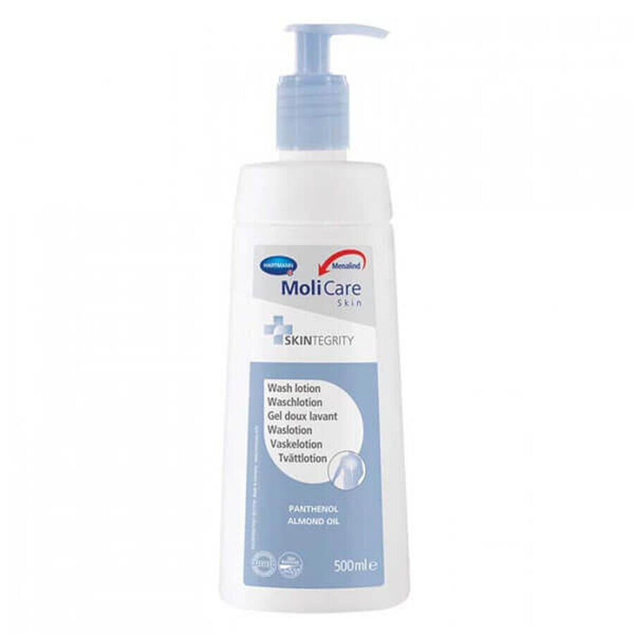 MoliCare Skin, săpun lichid, pantenol și ulei de migdale, 500 ml