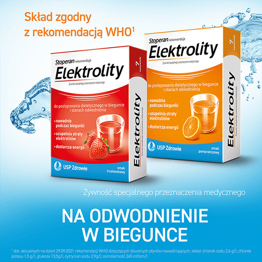 Elektrolyte, Orangengeschmack, 7 Portionsbeutel