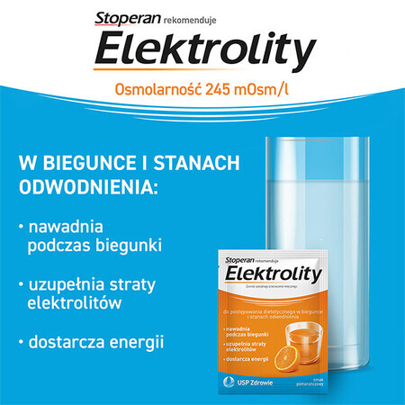 Elektrolyte, Orangengeschmack, 7 Portionsbeutel