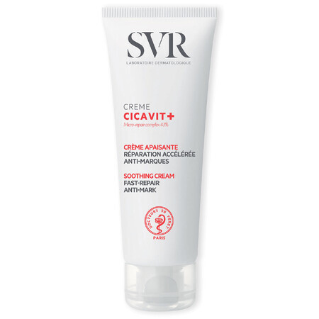 SVR Cicavit+, beruhigende Creme zur Beschleunigung der Hautheilung, 40 ml