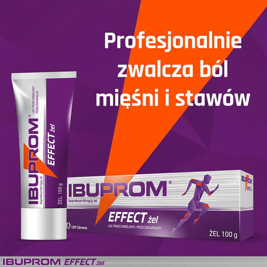 Ibuprom Effetto 50 mg/g, gel, 60 g