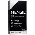 Mensil 25 mg, 4 Kautabletten