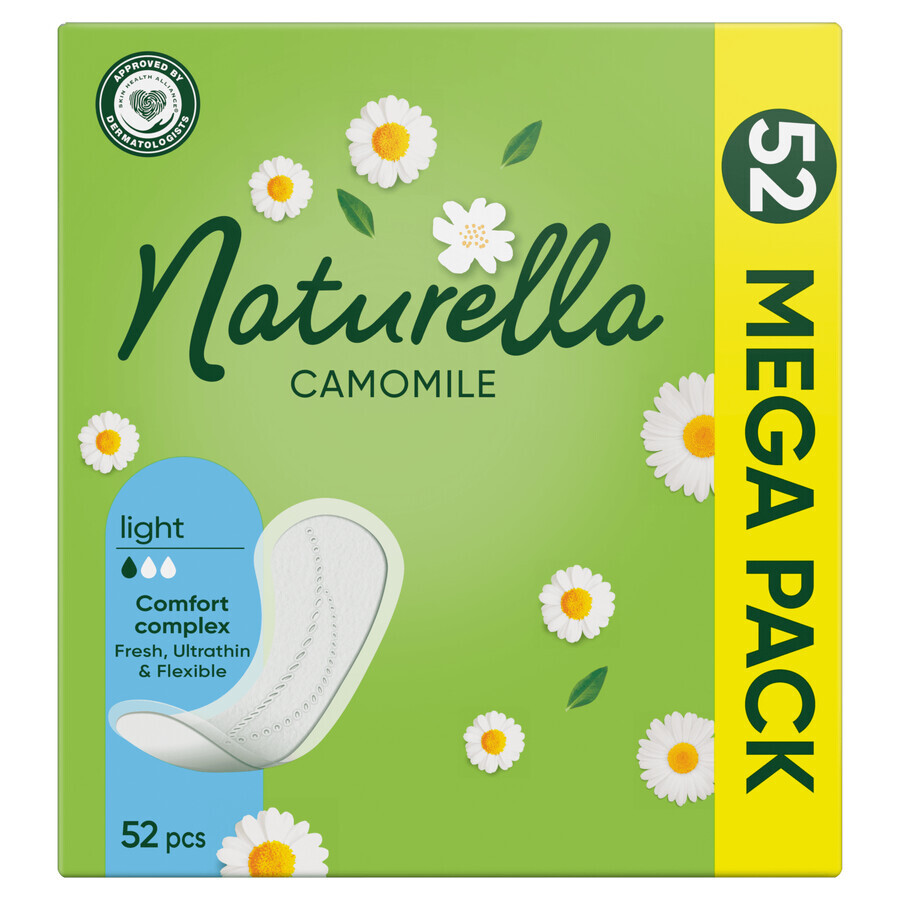 Naturella, assorbenti igienici, camomilla, Light, 52 pezzi