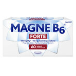 Magne B6 Forte 100 mg + 10 mg, 60 comprimate filmate