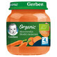 Gerber Organic Lunch, morcov, cartof dulce, după 4 luni, 125 g