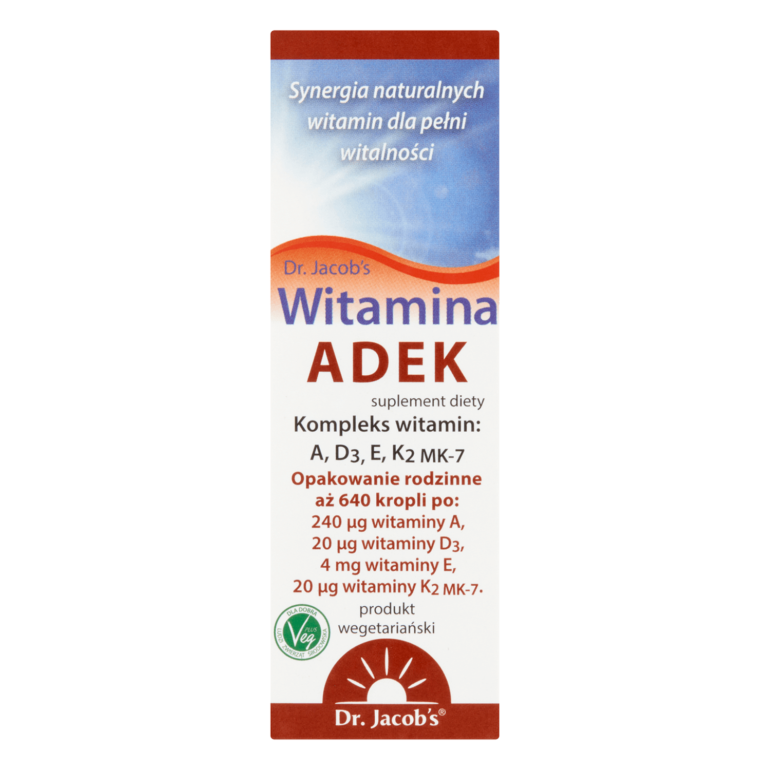 Dr. Jacob's Vitamina ADEK, picături, 20 ml