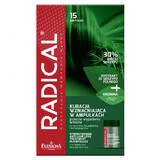 Farmona Radical, tratamiento fortalecedor en ampollas contra la caída del cabello, 15 x 5 ml