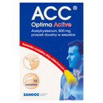 ACC Optima Active 600 mg, pulbere orală, 10 plicuri