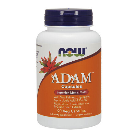 Now Foods Adam, multivitamine pentru bărbați, 90 capsule