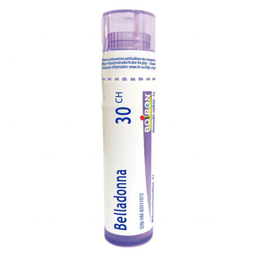 Boiron Belladona 30 CH, gránulos, 4 g