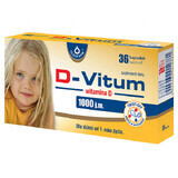 D-Vitum 1000 UI, vitamina D pentru copii de la 1 an, 36 capsule cu închidere prin răsucire