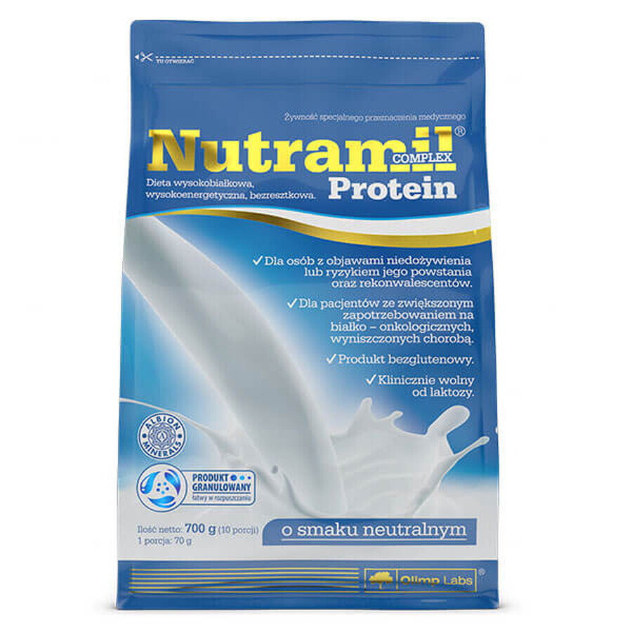 Olimp Nutramil Complex Protein, preparat nutritiv, aromă neutră, 700 g