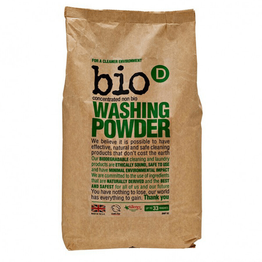 Bio-D, universeel waspoeder, niet-biologisch, 2 kg