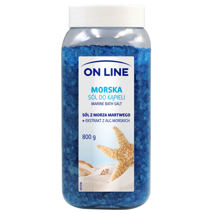 On Line, sale da bagno, Marino, 800 g