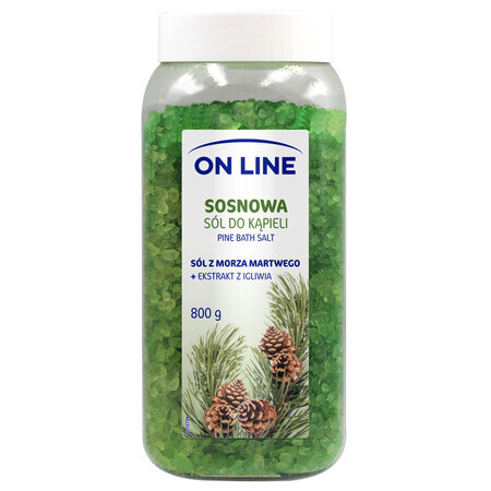 On Line, sare de baie, Pin, 800 g