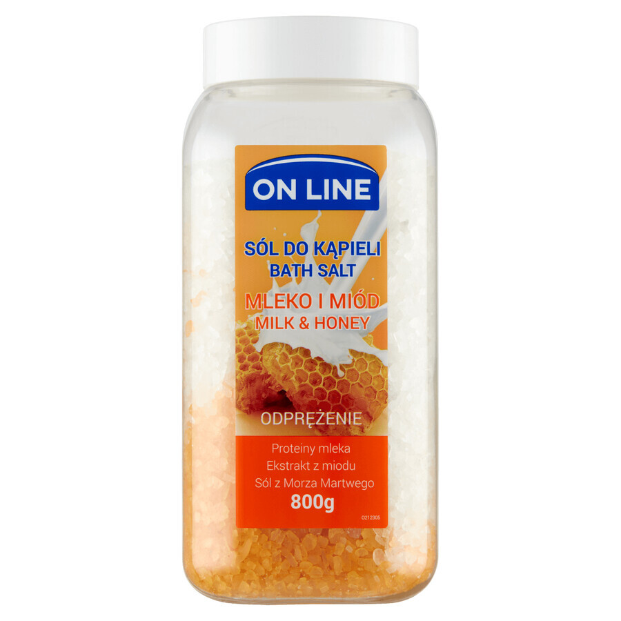 On Line, Badesalz, Milch und Honig, 800 g