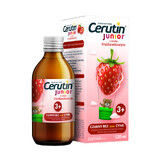 Cerutin Junior, sirop pentru copii cu vârsta peste 3 ani, aromă de căpșuni, 120 ml