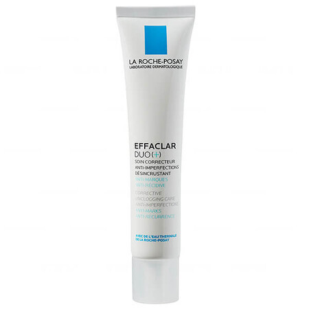 La Roche-Posay Effaclar Duo +, cremă pentru combaterea imperfecțiunilor, 40 ml