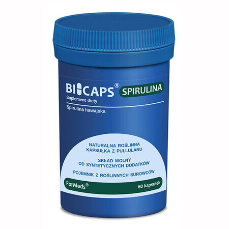 ForMeds, Bicaps Spirulina, 60 Kapseln