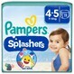 Pampers Splashers, scutece de &#238;not, mărimea 4-5, 9-15 kg, 11 buc