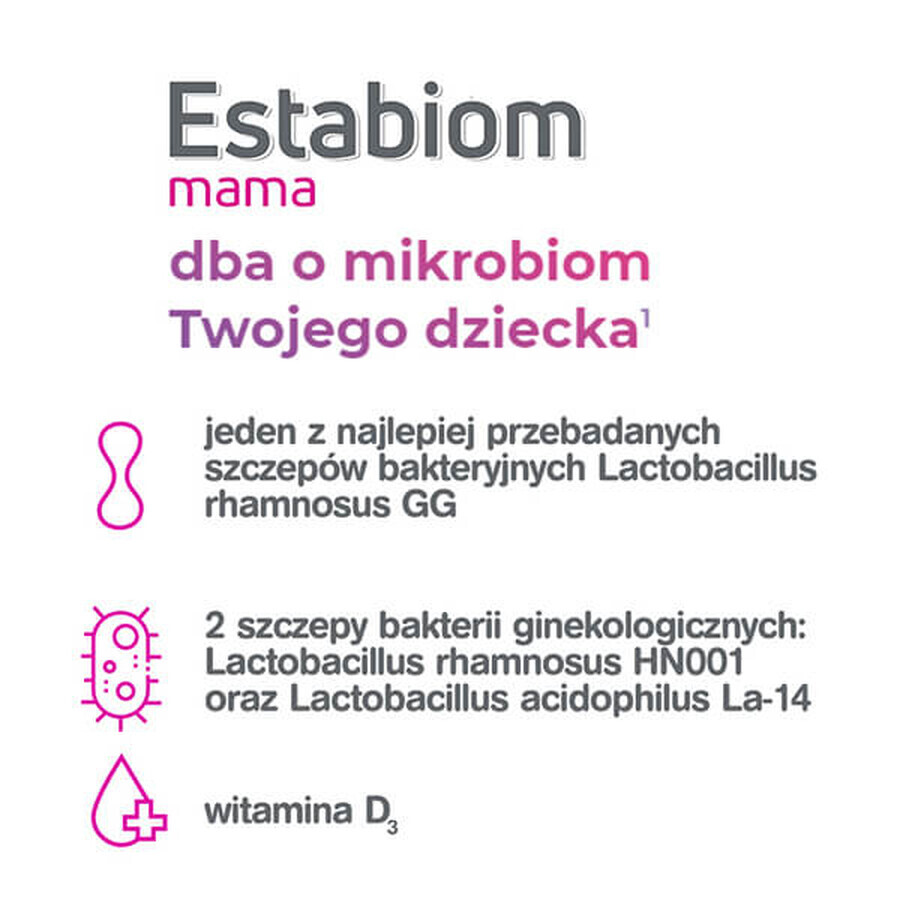 Estabiom Mama (anterior Estabiom Pregna), 20 capsule