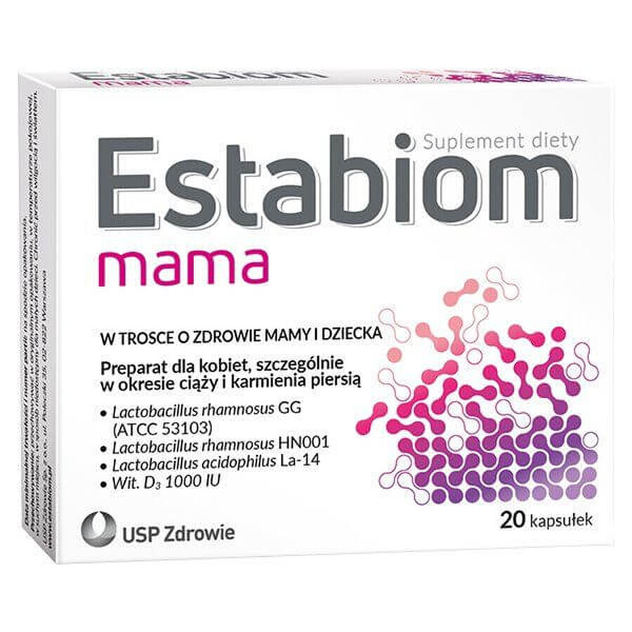 Estabiom Mama (anterior Estabiom Pregna), 20 capsule