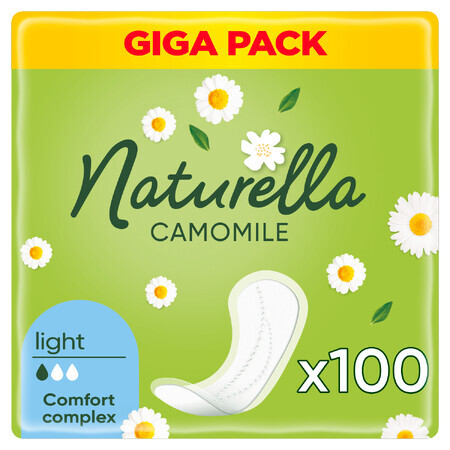 Naturella, assorbenti igienici, camomilla, leggeri, 100 pz.