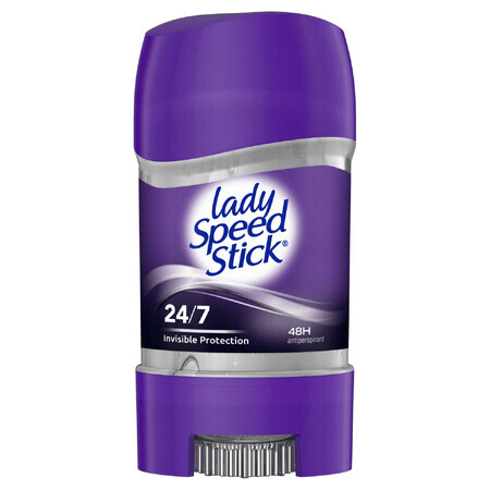 Lady Speed Stick, Invisible, gel antiperspirant pentru femei, 65 g