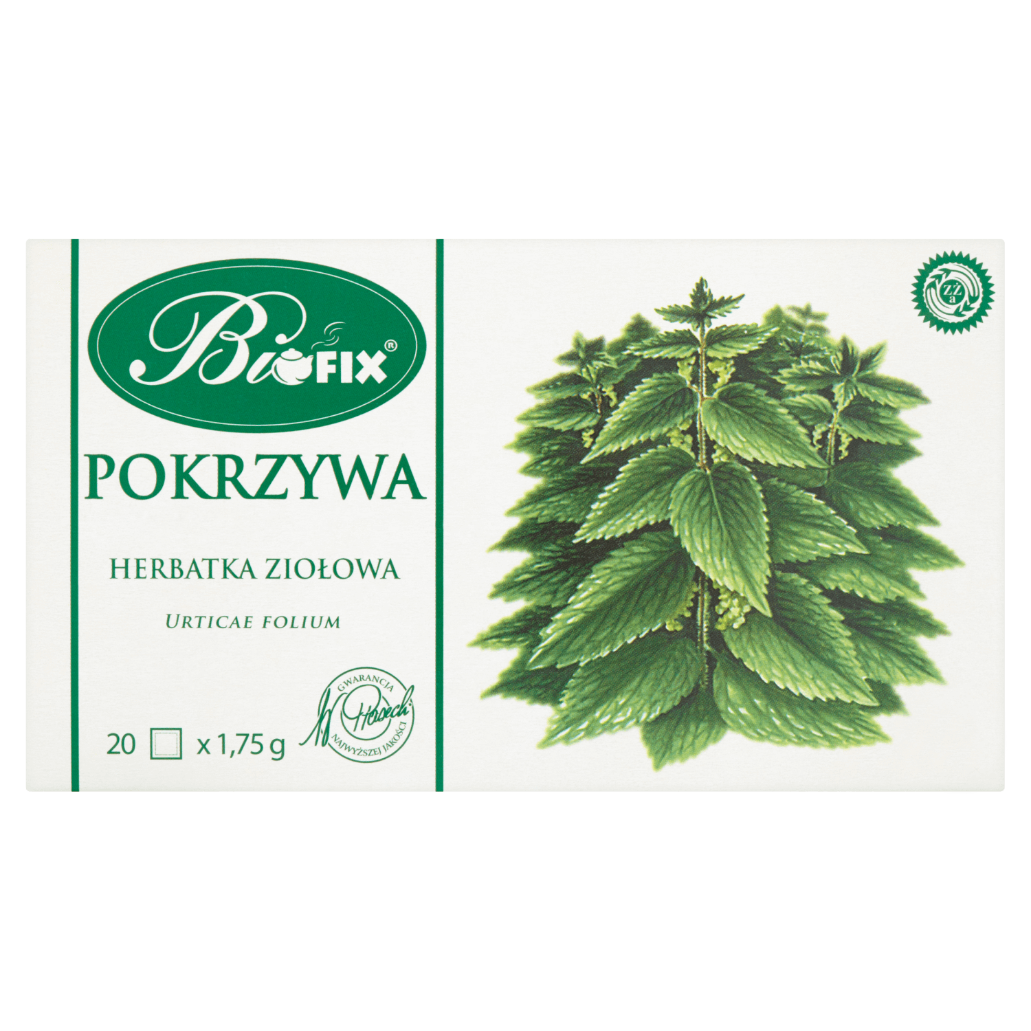 Bi Fix Urzică, ceai de plante, 1,75 g x 20 pliculețe