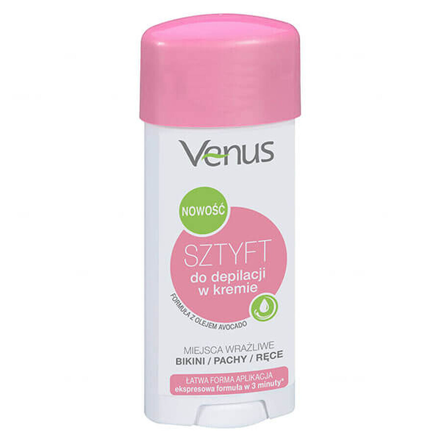 Venus, ontharingsstick in crème, gevoelige zones, 50 ml