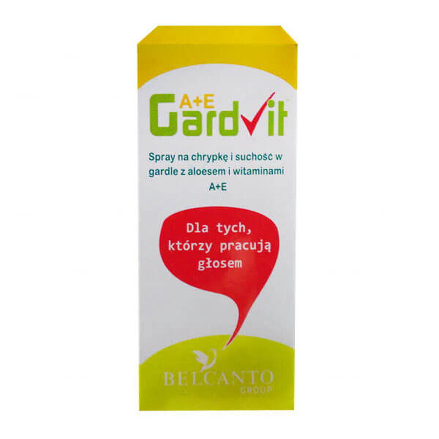 GardVit A+E, spray pentru răgușeală și gât uscat, 30 ml