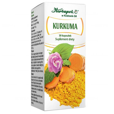 Herbapol Curcuma, 30 gélules