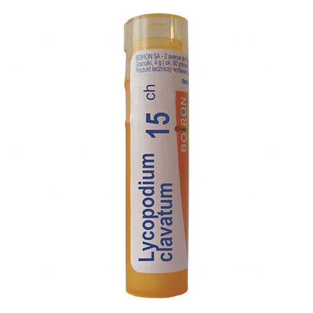 Boiron Lycopodium clavatum 15 CH, granulés, 4 g