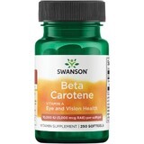 Swanson Beta Caroten 10000 UI, beta caroten, 250 capsule gel