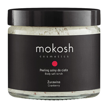 Mokosh, exfoliante corporal con sal, arándanos, 300 g