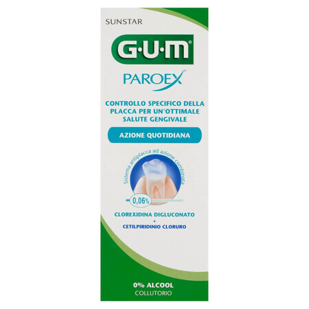 Sunstar Gum Paroex 0,06%, apă de gură, îngrijire zilnică, 500 ml