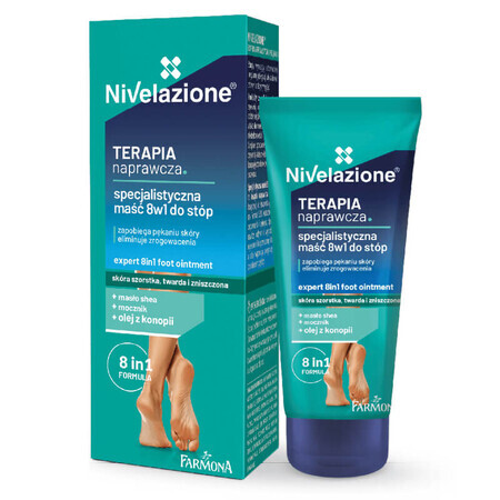 Farmona Nivelazione Nivelazione Repair Therapy, spezialisierte 8in1 Fußsalbe, 50 ml