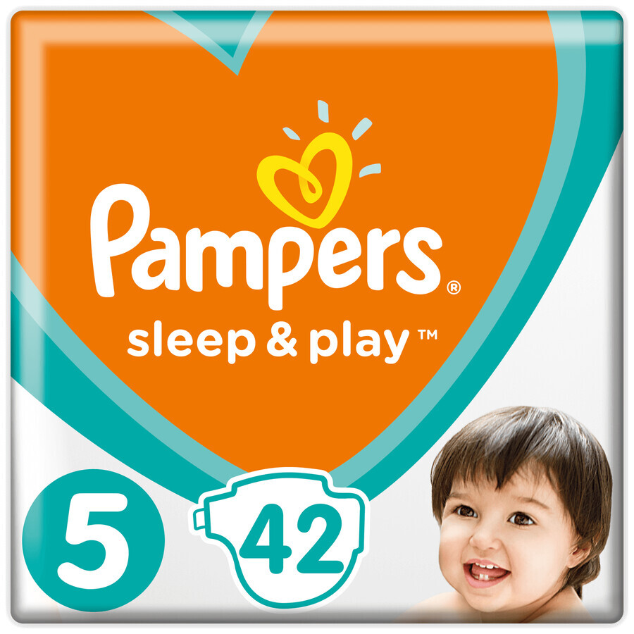 Pampers Sleep&amp;Play, couches taille 5, Junior, 11-16 kg, 42 pcs