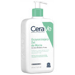 CeraVe, gel de curățare cu ceramide, ten normal și gras, 473 ml