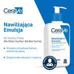 CeraVe, emulsie hidratantă cu ceramide, piele uscată și foarte uscată, 236 ml