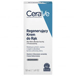 CeraVe, cremă de mâini regenerantă cu ceramide, piele foarte uscată și deshidratată, 50 ml